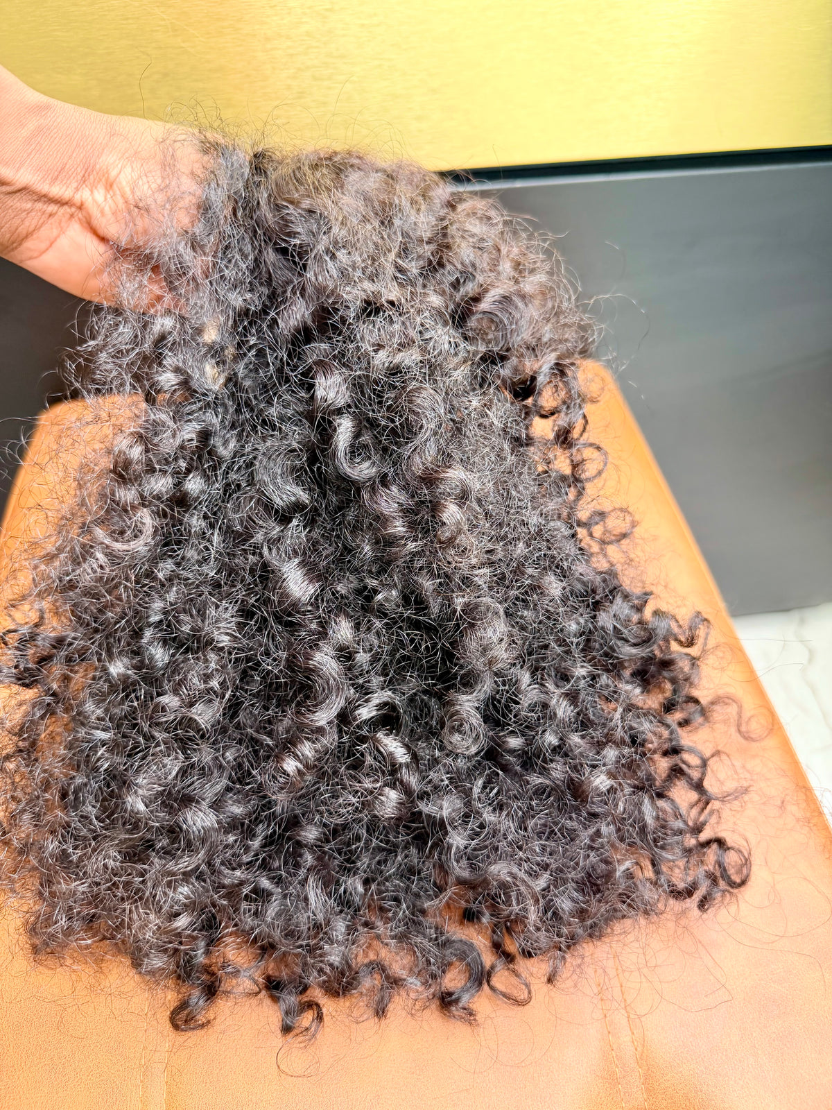 Raw Hair Single Donor — Kinky Frisé 16 pouces