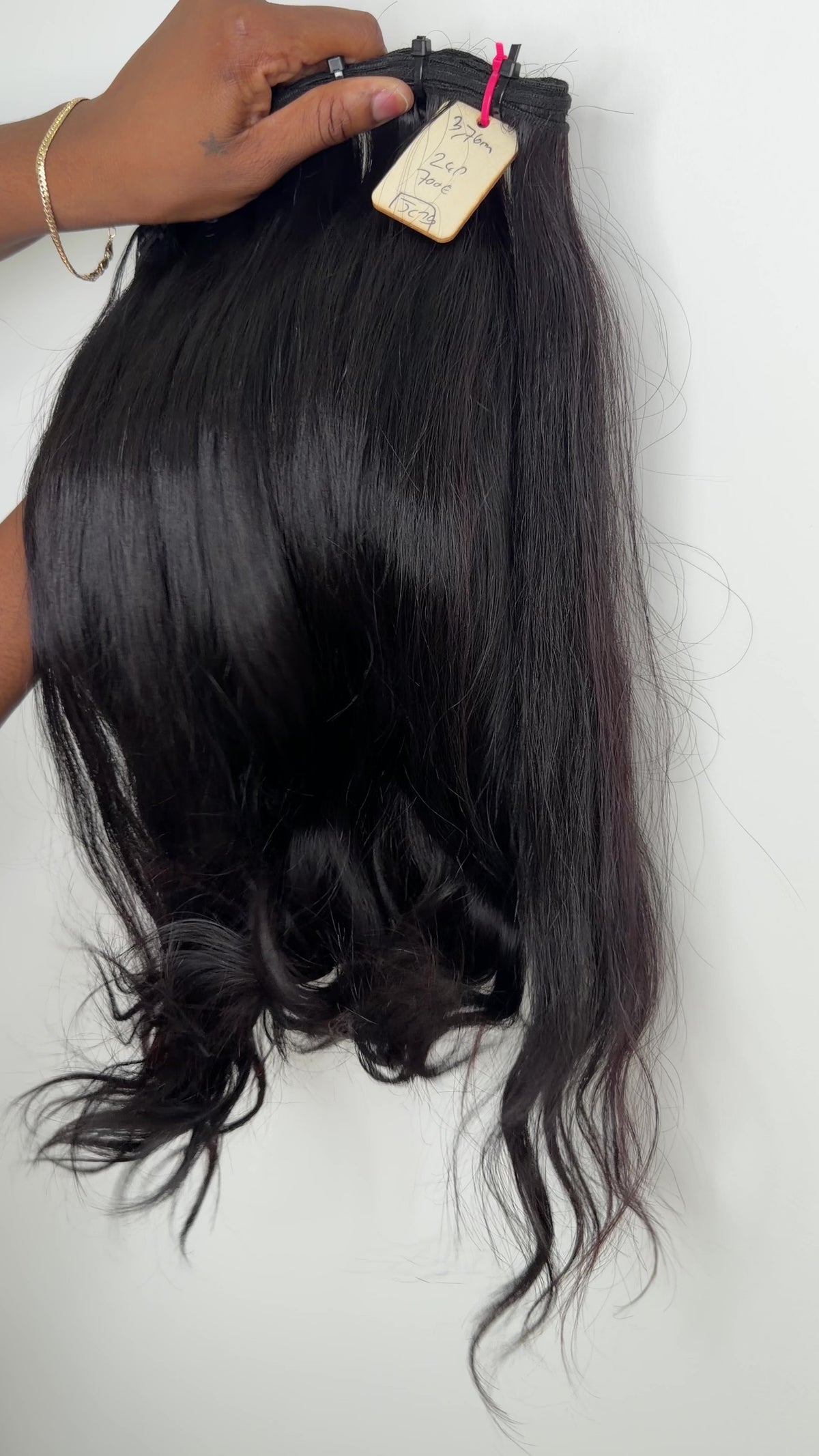 Raw Hair Single Donor Lisse-wavy