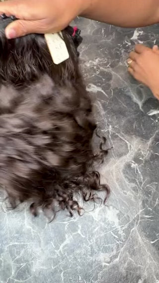 Raw Hair Single Donor Curly 28 pouces – Lot de 2 pièces | Hair by Rose