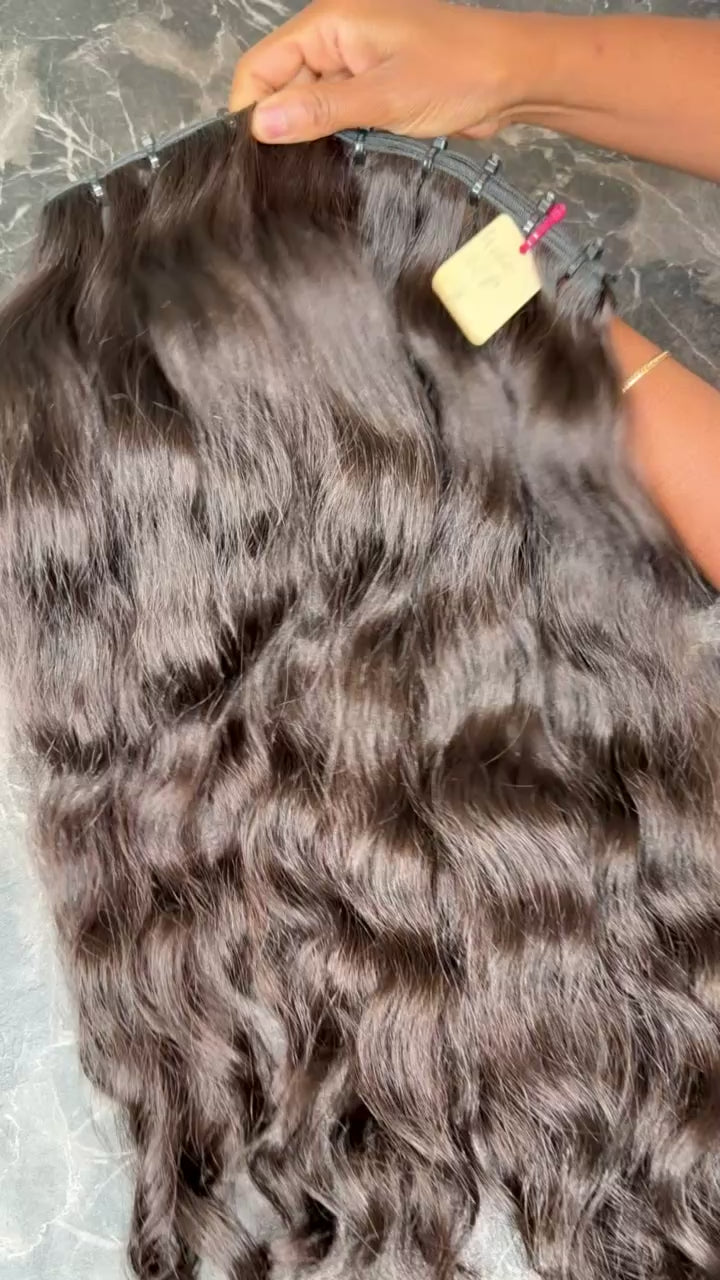 Raw Hair Single Donor Wavy – 26 pouces – 4,60 m