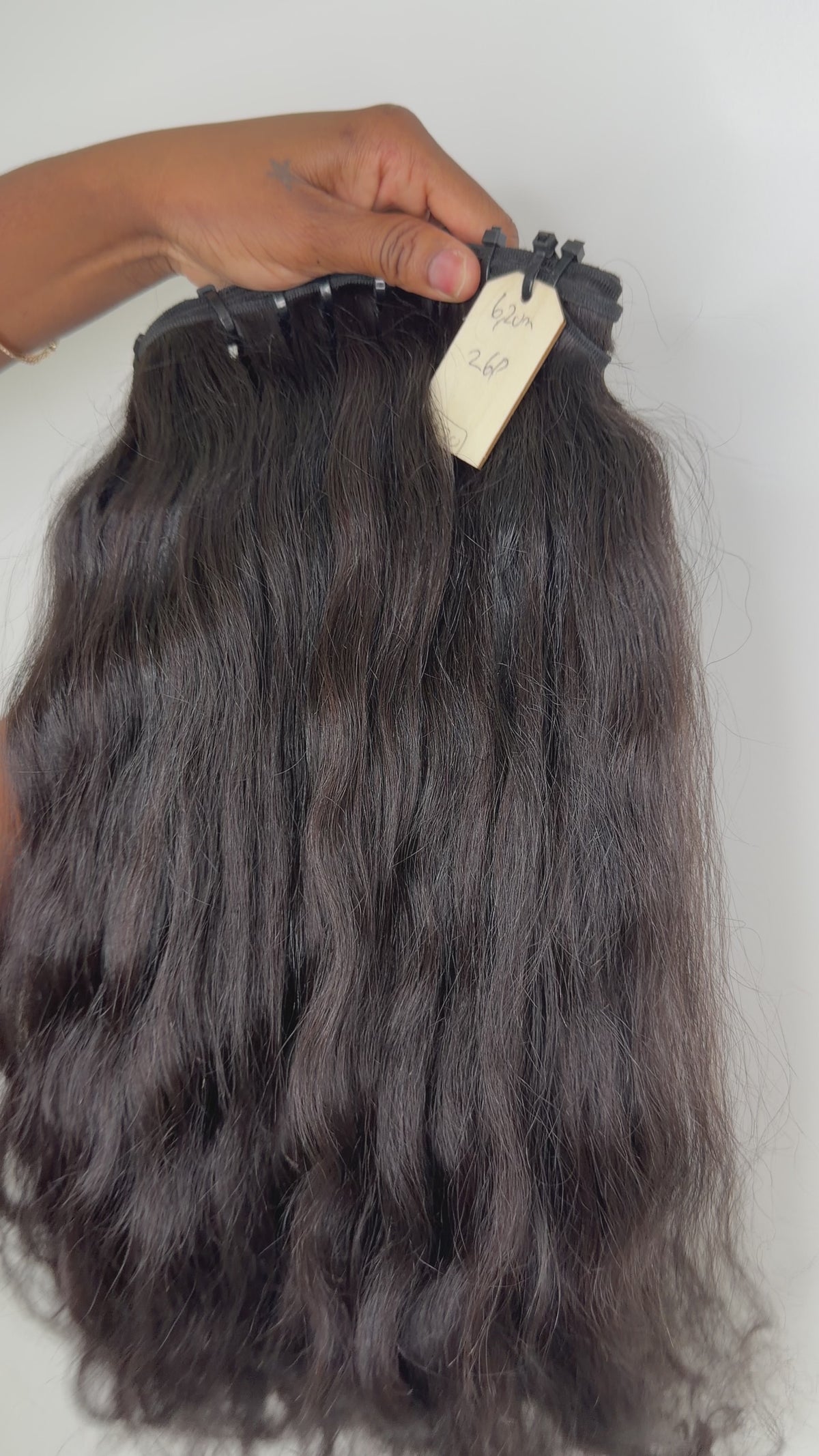 Raw Hair Single Donor Wavy