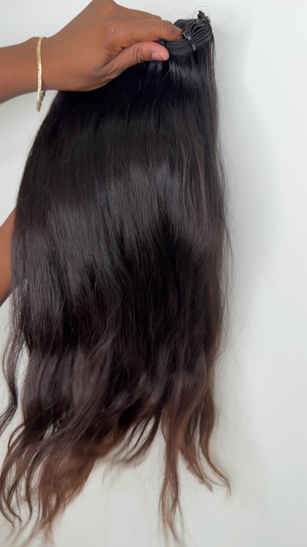 Raw Hair Single Donor Lisse-Wavy