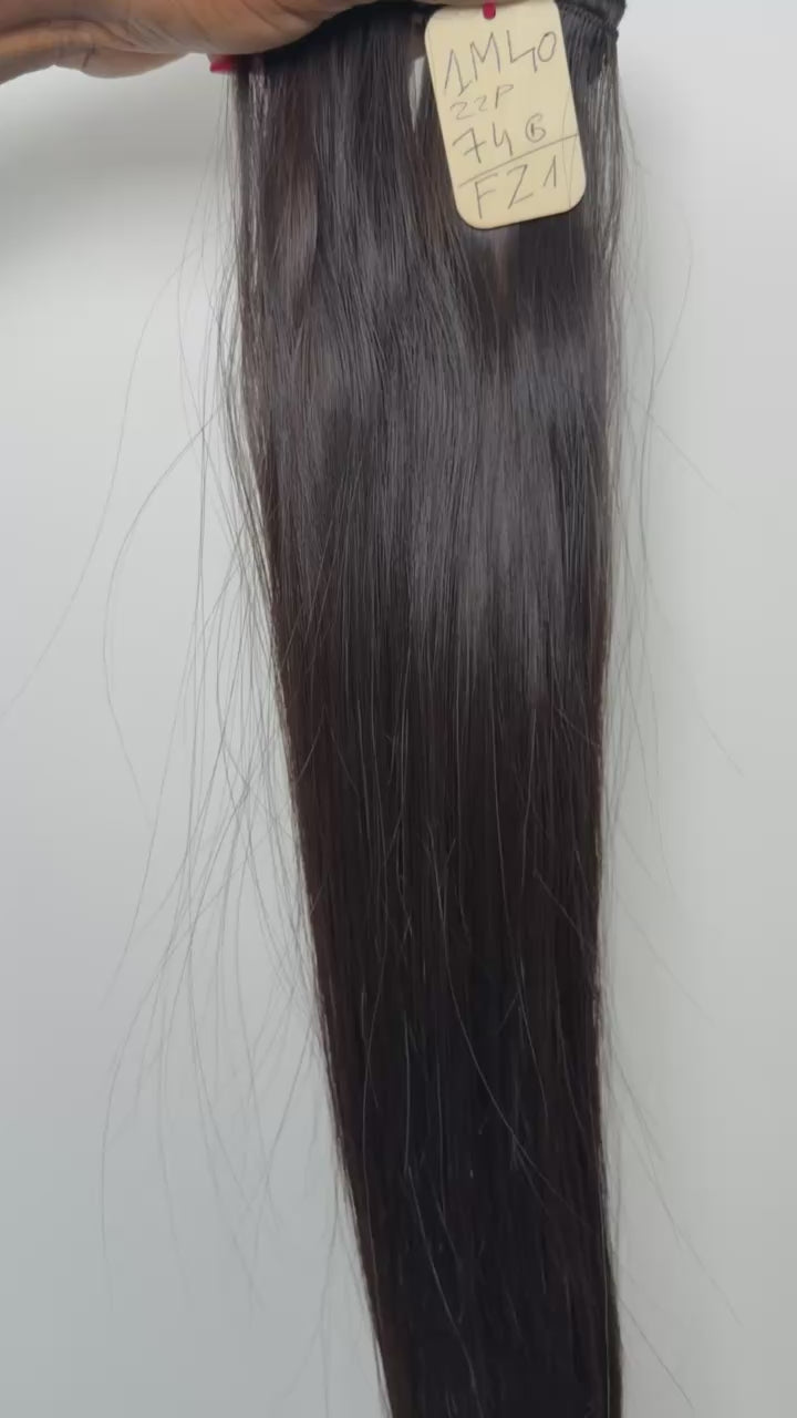 Raw Hair Européen Single Donor – Bundle 22" Naturel | F26