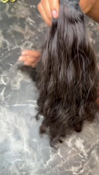Raw Hair Single Donor Curly – 22 pouces – 3,60 mètres