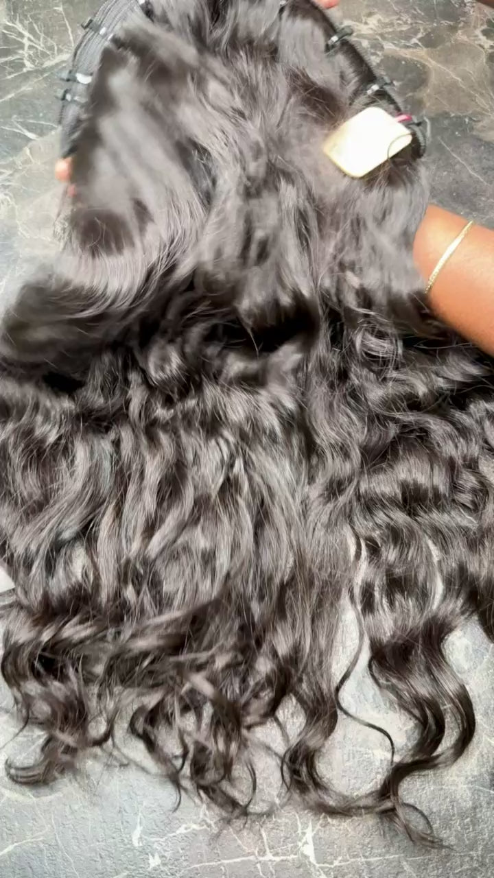Raw Hair Single donor ondulé – 26 pouces